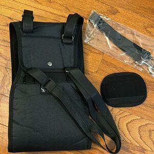 Sleekside large dog harness black.  New